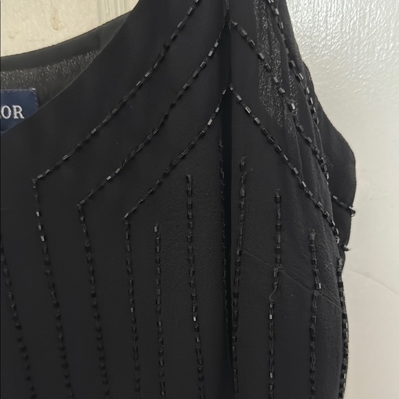 Ann Taylor Black Sequin Fitted Camisole - Picture 3 of 3